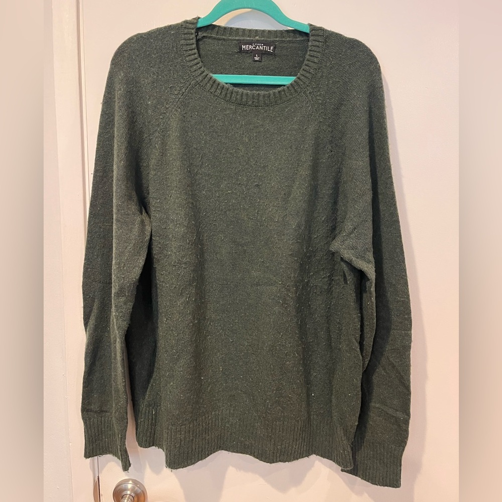 J. Crew Mercantile Green Sweater